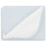 Kikka Boo KikkaBoo pleteno dvostrano baby ćebence sherpa 75x100 light blue ( KKB12040 ) Cene