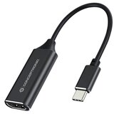 Conceptronic pretvarač - ABBY03B (USB-C 3.2 na HDMI, 4K/60Hz, aluminij, crni) | shoptok.hr