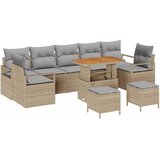  10 Komada Vrtni Sofa Set S Jastučićima Bež Poli Ratan Akacija 2-Sjedna Vrtni Sofa S Jastučićima Bež Poli Ratan 3 Komada Vrtni | shoptok.hr