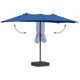 Vrtni suncobran Azurnoplava 385 x 209 x 244 cm | shoptok.hr