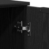  2-komadni Sideboardi u crnom hrastu od inženjerskog drva | shoptok.hr