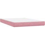  Box Spring krevet s madracem ružičasti 140x220 cm baršun | shoptok.hr