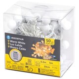 Aigostar LED spoljni božićni lanac 50xLED/3xAA/8 funkcija 5,3 m IP44 topla bela | Eponuda.com