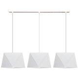  Luster na sajli DIAMENT 3xE27/60W/230V bela | Eponuda.com