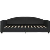  Dnevni krevet s madracem crni 100 x 200 cm od tkanine | Eponuda.com