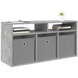  Nizek šalter s predalom Betonsko siva 87 x 27,5 x 43 cm, (5000238887) | Shoptok.si