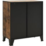 Ormarić za pohranu rustično smeđi 72 x 36 x 82 cm metal i MDF | shoptok.hr