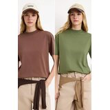 TRENDYOLMILLA Ženski set majici TWOSS20TS1500, Višebojni | Eponuda.com