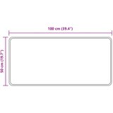 Traka za tepih MARSA Crna 50 x 100 cm Poliester i PVC | shoptok.hr