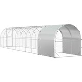  Kokošinjac Srebrna 1000 x 200 x 200 cm Pocinčani čelik | shoptok.hr