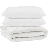  Poplun s jastukom 3 pcs Bijelo Mikrovlakna | shoptok.hr