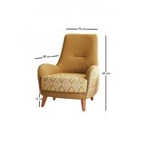 Atelier Del Sofa fotelja aztek yellow