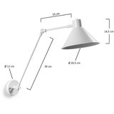 Kave Home Zidna lampa La Forma Odine | shoptok.hr
