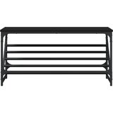  Stalak za cipele crni 90 x 30 x 45 cm od konstruiranog drva | shoptok.hr
