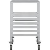 Kolica za pladnjeve sa 6 GN posuda 39x55x87 cm Nehrđajući čelik | shoptok.hr