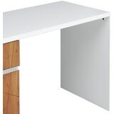 MID.YOU PISALNA MIZA les, leseni material bela, barve hrasta | Shoptok.si