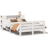 vidaXL Okvir kreveta bez madraca bijeli 140 x 190 cm masivna borovina | shoptok.hr