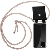 Cadorabo BEACIJA Združljiva z Apple v Pearly Rosegold - Silikonski zaščitni pokrov s srebrnimi obroči, kabelskim pasom in snemljivim primerom, (20586766) | Shoptok.si