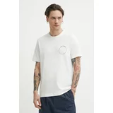 Marc O'Polo Bombažna kratka majica moška, bela barva, 423201251066