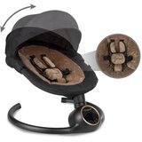 Kidwell Reve 2 u 1 električna ležaljka za bebe crno-zlatna | shoptok.hr
