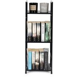 Modern Home LOFT polica za knjige, 3 razine, crna | shoptok.hr