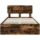  Krevetna konstrukcija s ladicama Dimljeni Hrast 120 x 200 cm | shoptok.hr