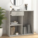 Kozmetički ormarić boja betona 80x40x75 cm konstruirano drvo | shoptok.hr