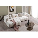 Atelier Del Sofa Ugaona garnitura na razvlačenje N-Line Left, 265x185x95 cm, Bijela | Eponuda.ba