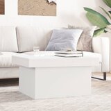 vidaXL Stolić za kavu bijeli 80 x 55 x 40 cm od konstruiranog drva | shoptok.hr