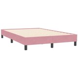  Krevet s oprugama i madracem ružičasti 120x210 cm baršunasti | shoptok.hr