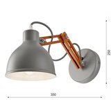 LAMKUR Zidna lampa MARCELLO 1xE27/60W/230V Cene