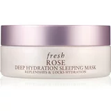 Fresh Rose Deep Hydration Sleeping Mask noćna hidratantna maska iz ruže 30 ml
