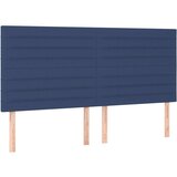  Krevet box spring s madracem LED plavi 200x200 cm od tkanine | shoptok.hr