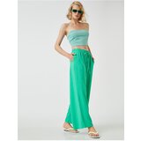Koton Pants - Green - Wide leg Cijene