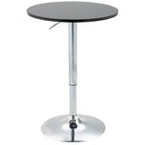 Nesta Okrogla barska miza, nastavljiva višina, vrtljiva, jeklena, črna, Ø61x70-97 cm, (5000493577) | Shoptok.si