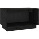 Furnova TV omarica črna 60x35x35 cm trdna borovina, (21923627) | Shoptok.si
