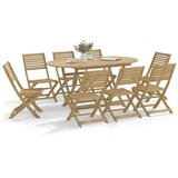  Sklopive vrtne stolice 8 kom 48 5x61 5x87 cm od drva bagrema | shoptok.hr
