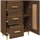  Komoda boja smeđeg hrasta 69 5 x 34 x 90 cm konstruirano drvo | shoptok.hr