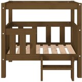 Krevet za pse boja meda 75,5 x 63,5 x 70 cm od masivne borovine | shoptok.hr