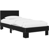  Okvir kreveta s uzglavljem Crni hrast 80 x 200 cm | shoptok.hr