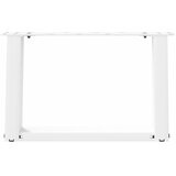  Noge za klub stolić U-oblik 2 kom Bijele 40 x (30-31) cm Čelik | Eponuda.com