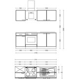 Flex-Well Kuhinjski Blok Z Aparati Cara, Zelena, Barva Hrasta | Shoptok.si