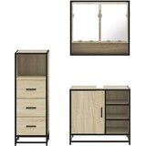 vidaXL 3-dijelni set kupaonskog namještaja boja hrasta sonome drveni | shoptok.hr