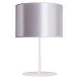  Duolla - Stona lampa CANNES 1xE14/15W/230V prečnik 20 cm srebrna/bela | Eponuda.com