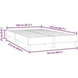 Box Spring krevet bez madraca ružičasti 120x210 cm samt | shoptok.hr