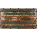  Stolić za kavu s kotačima 100x55x26 cm masivno obnovljeno drvo | shoptok.hr