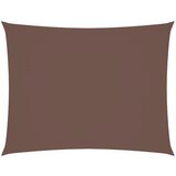  The Living Store Senčno jadro oksford blago pravokotno 5x7 m rjavo - Senčno Jadro, (21449318) | Shoptok.si