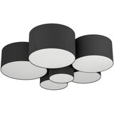 Eglo plafonjera PASTORE 2 6xE27 Ø99 cm crna bela 99509 Cene
