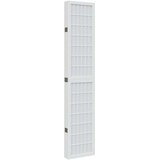 vidaXL Paravan 6-delni bel trden les pavlovnije | Shoptok.si