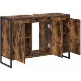  Kupaonski ormar Dimni hrast 90 x 30 x 60 cm Konstruirano drvo | shoptok.hr
